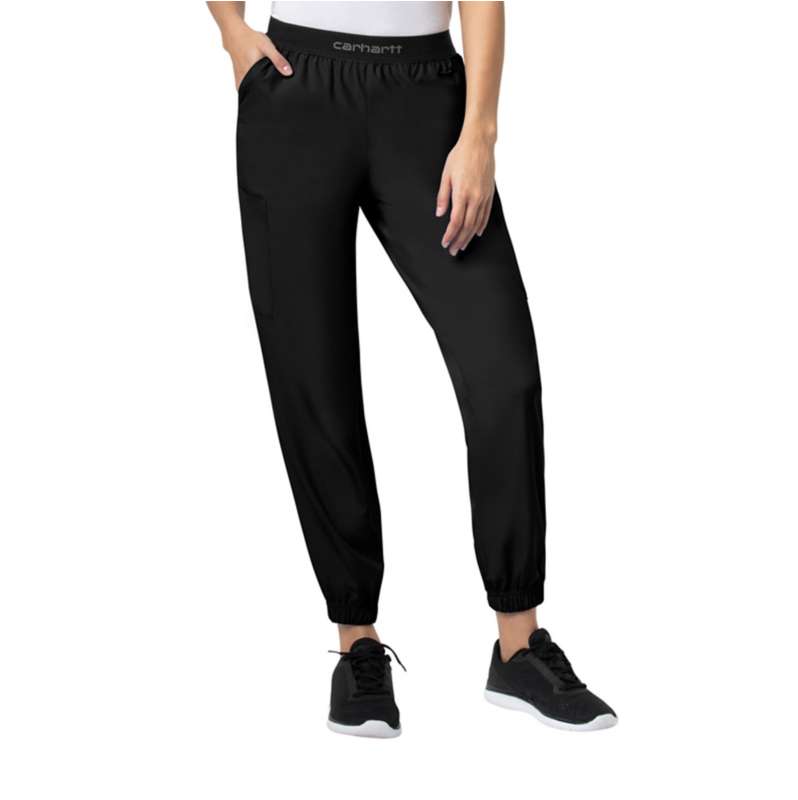 Carhartt  Black Women's Force Liberty Twill Jogger Scrub Pant