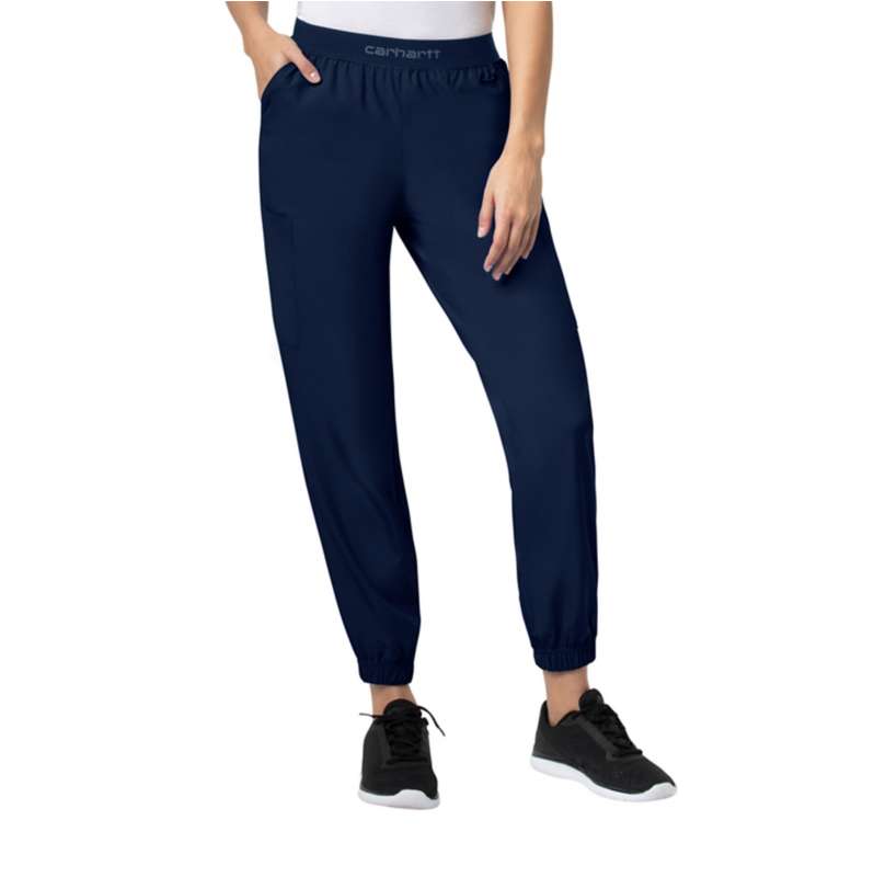 Carhartt  Navy Women's Force Liberty Twill Jogger Scrub Pant