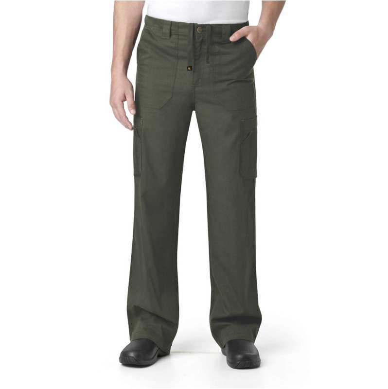Carhartt  Olive Ripstop Boot Cut 8-Pocket Cargo Scrub Pant