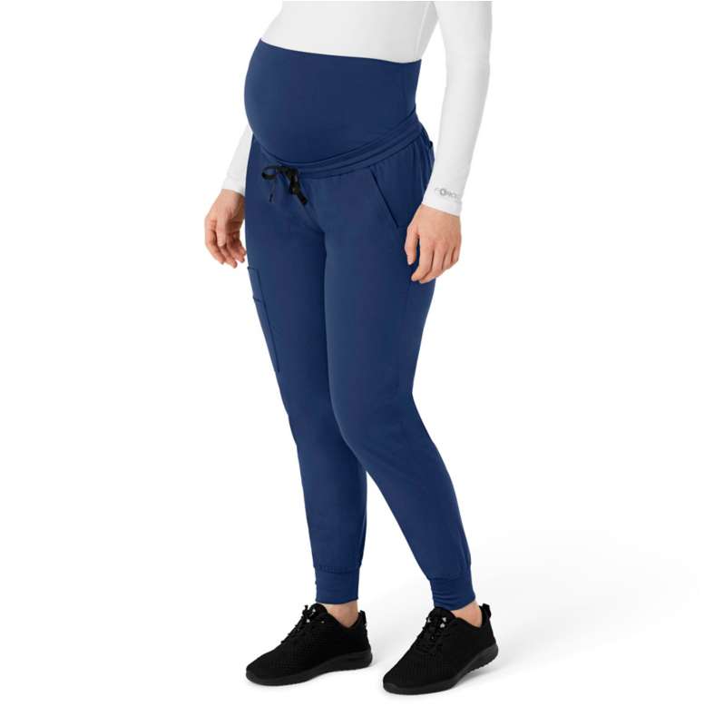 Carhartt  Navy Women's Force Essentials Maternity Jogger Scrub Pant