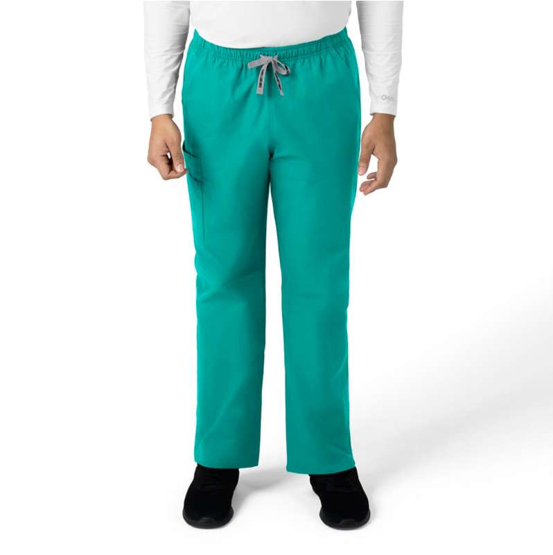 Carhartt  Teal Blue Unisex Force Essentials Elastic Waist Cargo Scrub Pant
