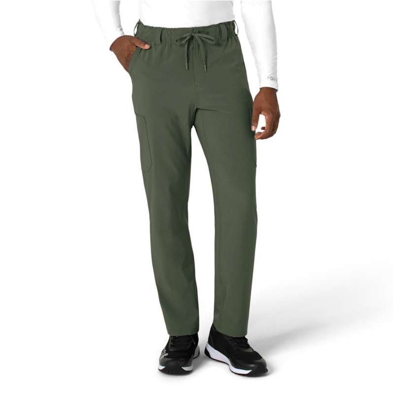 Carhartt  Olive Force Cross-Flex Men's Straight Leg Scrub Pant