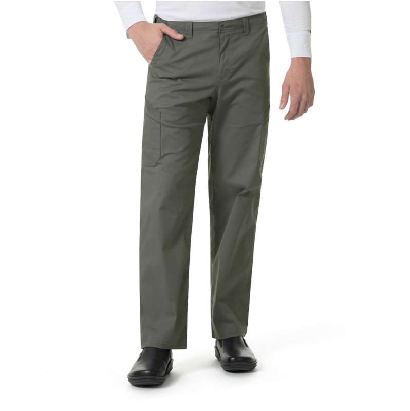 Carhartt  Olive Rugged Flex® Ripstop Straight Leg Cargo Scrub Pant