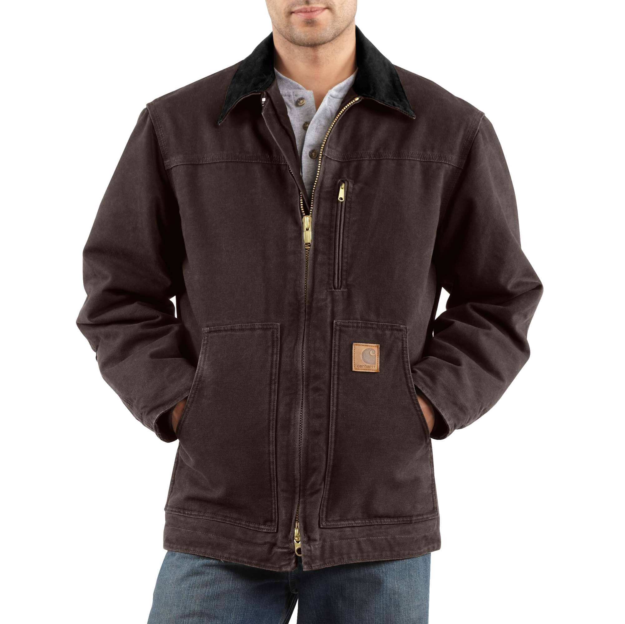 mens carhartt jacket no hood