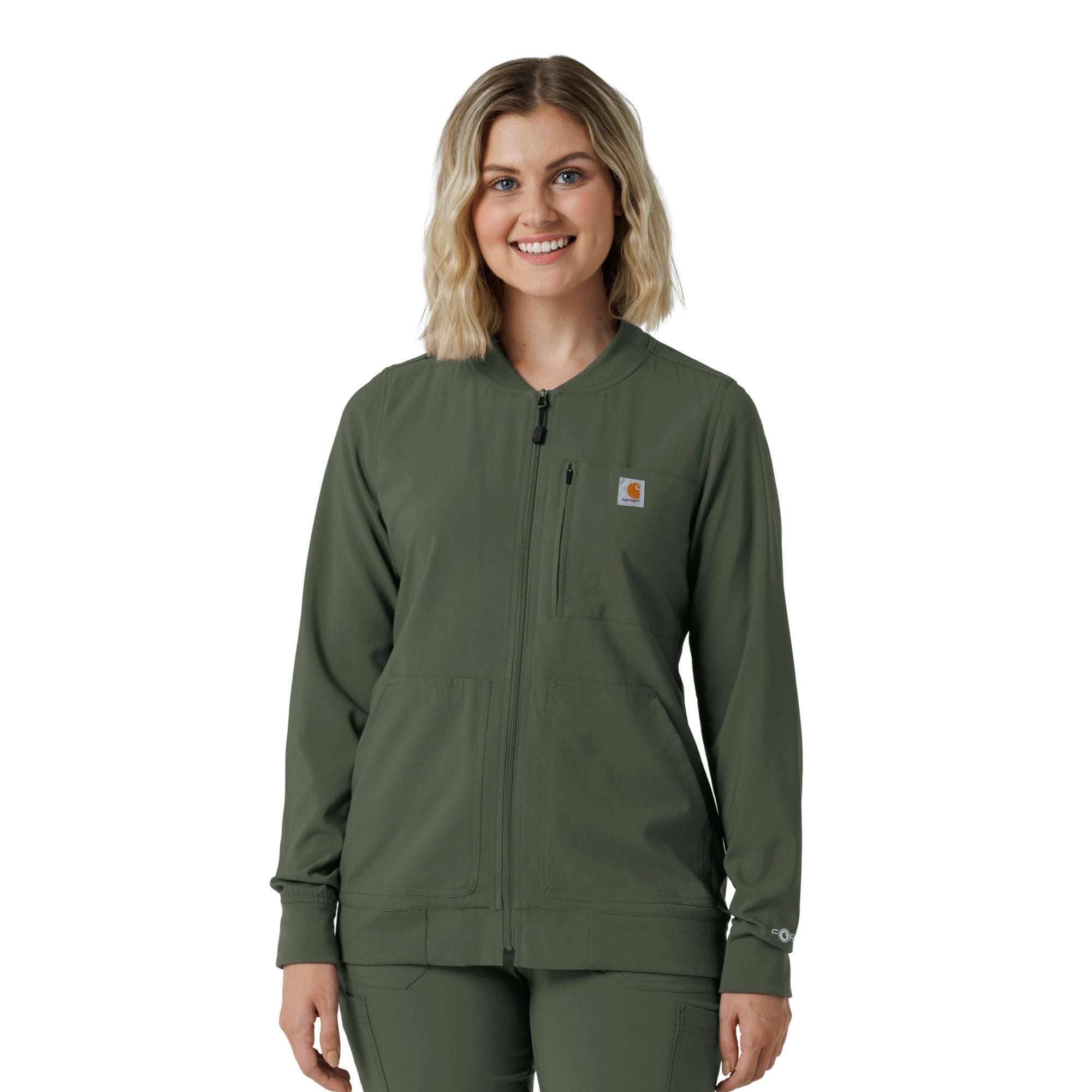 Additional thumbnail 1 of Women's Force Cross-Flex Lightweight Scrub Jacket
