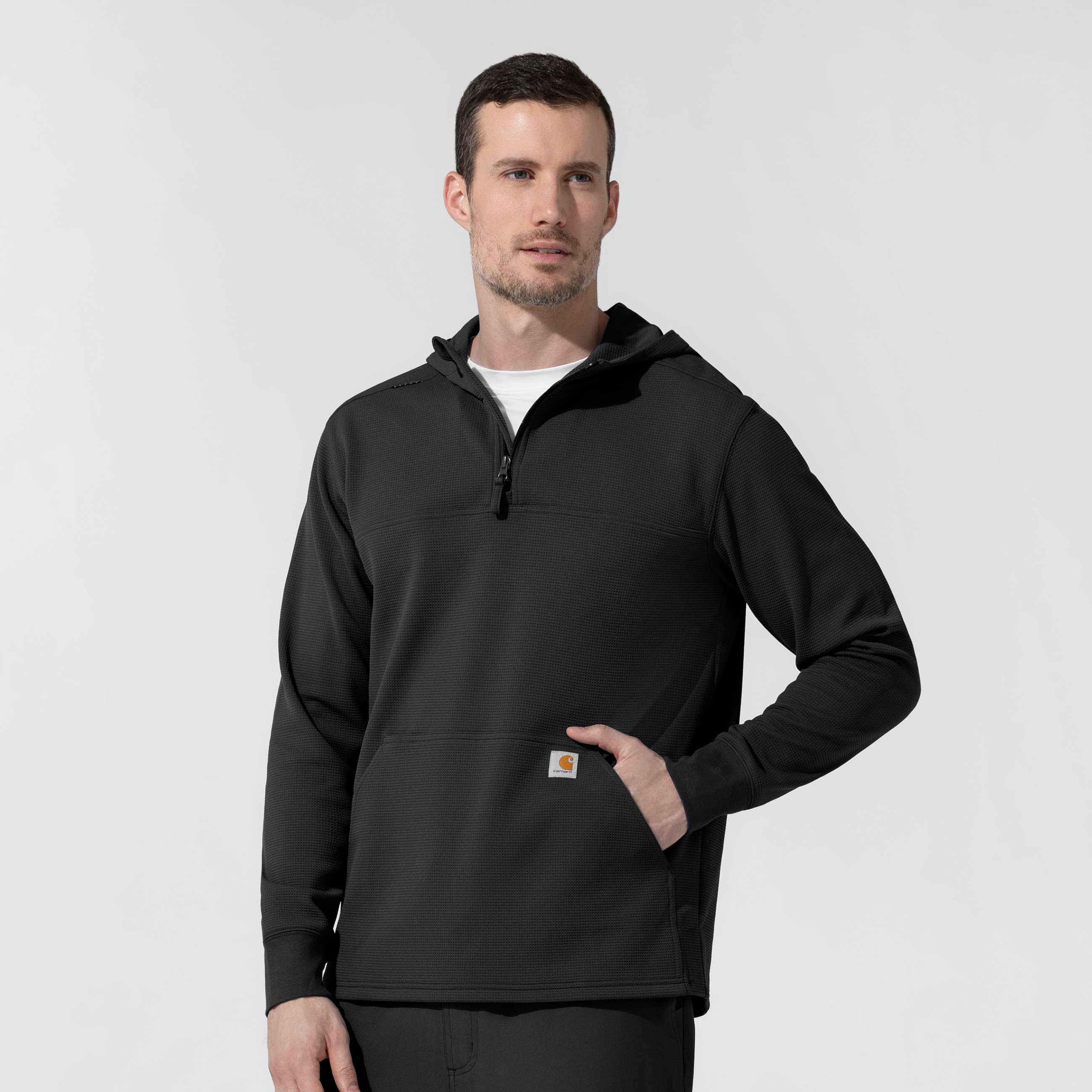 Carhartt Layers Quarter Zip Waffle Hoodie