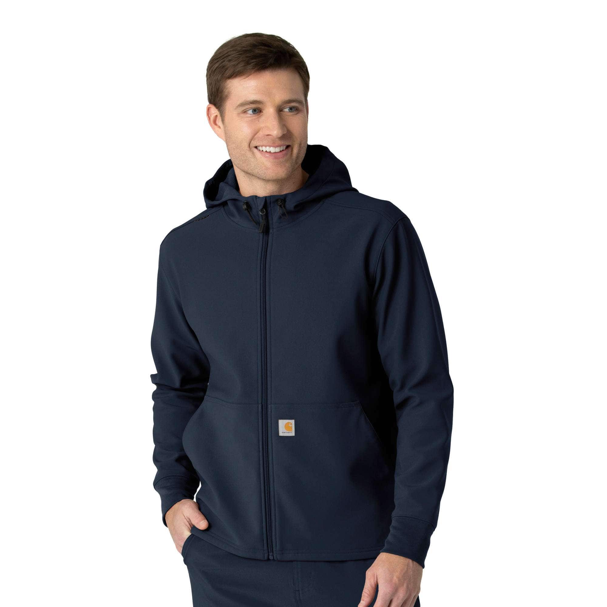 Additional thumbnail 1 of Bonded Fleece Scrub Hoodie