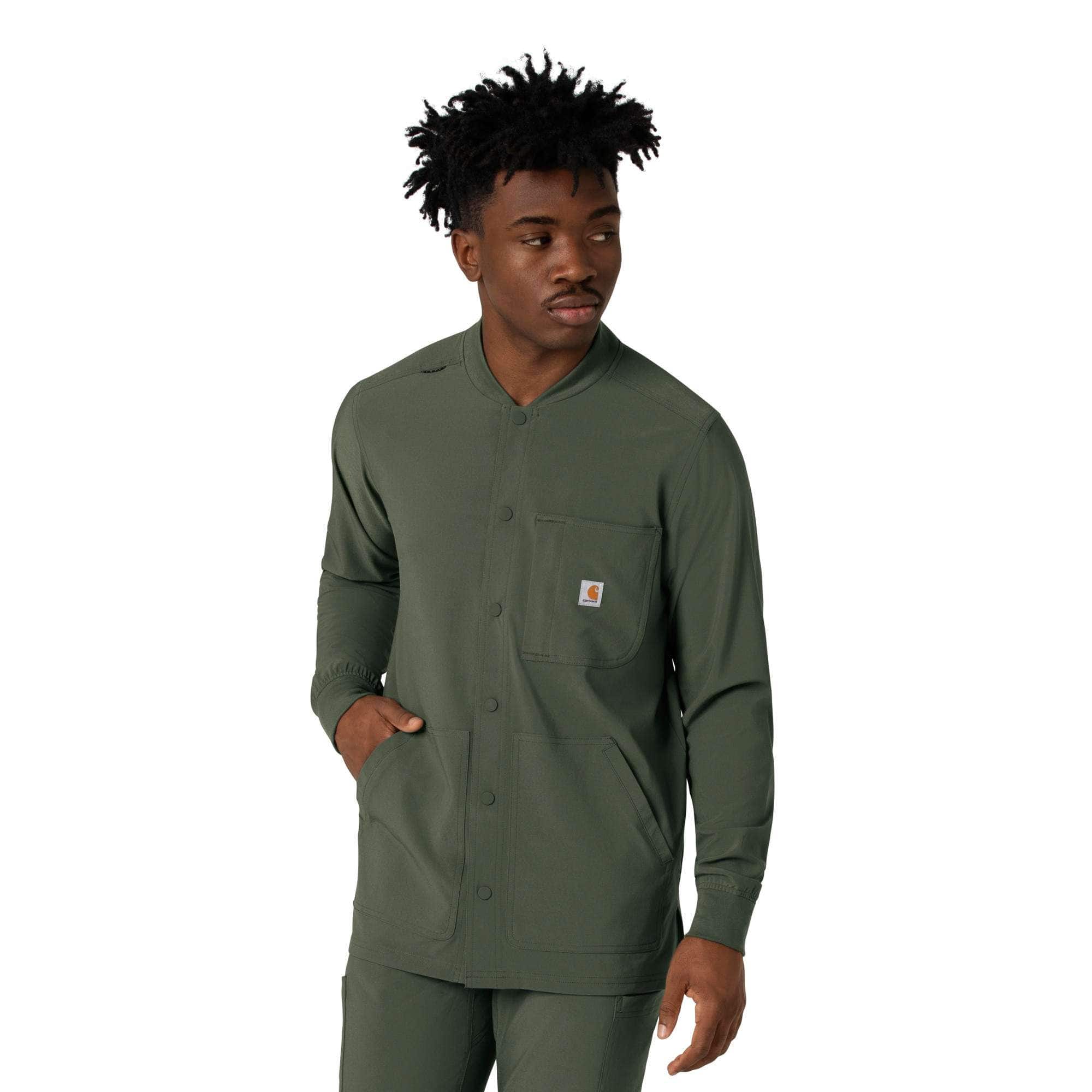 Additional thumbnail 1 of Force Cross-Flex Men's Shirt Scrub Jacket