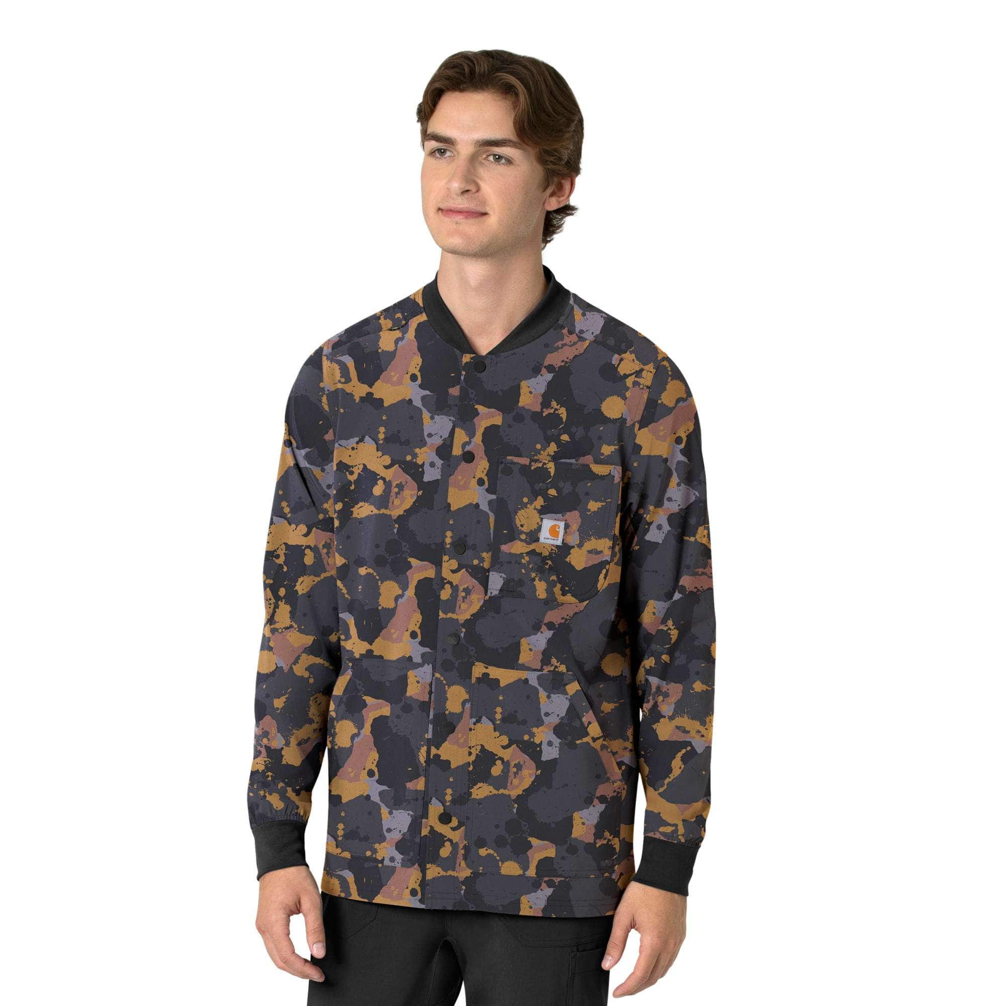 Additional thumbnail 1 of Print Scrub Shirt Jacket