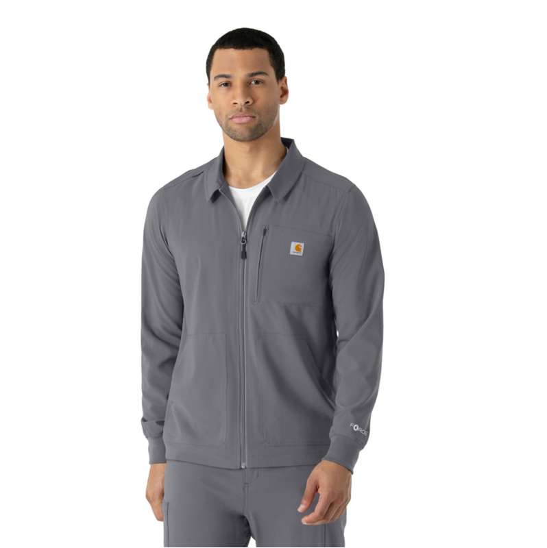 Carhartt  Pewter Force Cross-Flex Lightweight Scrub Jacket