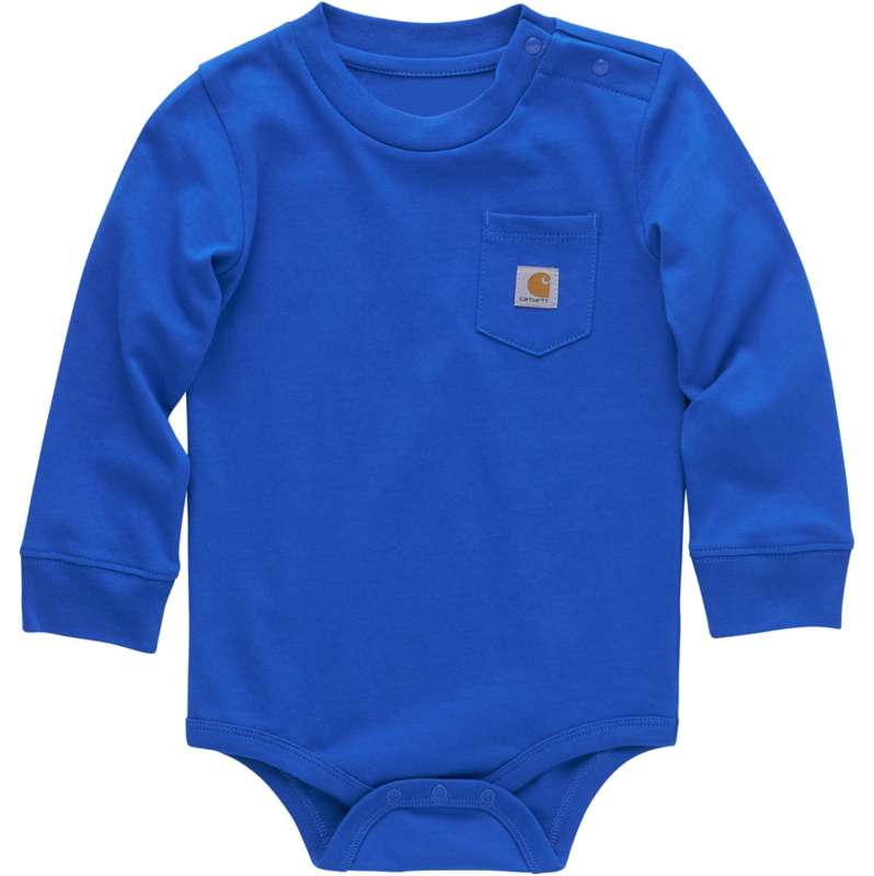 Carhartt  Lapis Kids' Long-Sleeve Pocket Bodysuit (Infant)