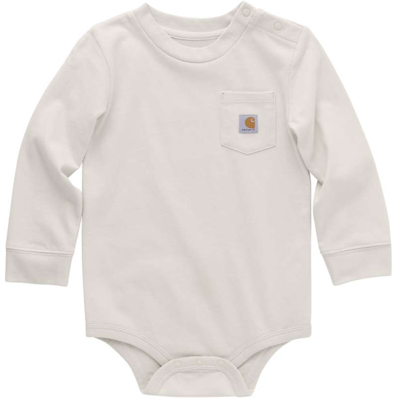 Carhartt  Malt Kids' Long-Sleeve Pocket Bodysuit (Infant)