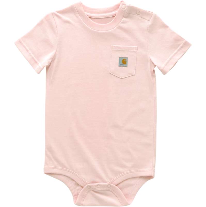 Carhartt  Faded Rose Kids' Short Sleeve Pocket Bodysuit (Infant)