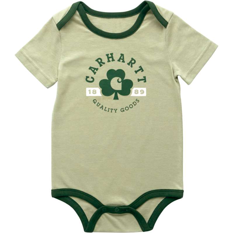 Carhartt  Sage Kids' Short Sleeve St. Patrick's Day Bodysuit (Infant)