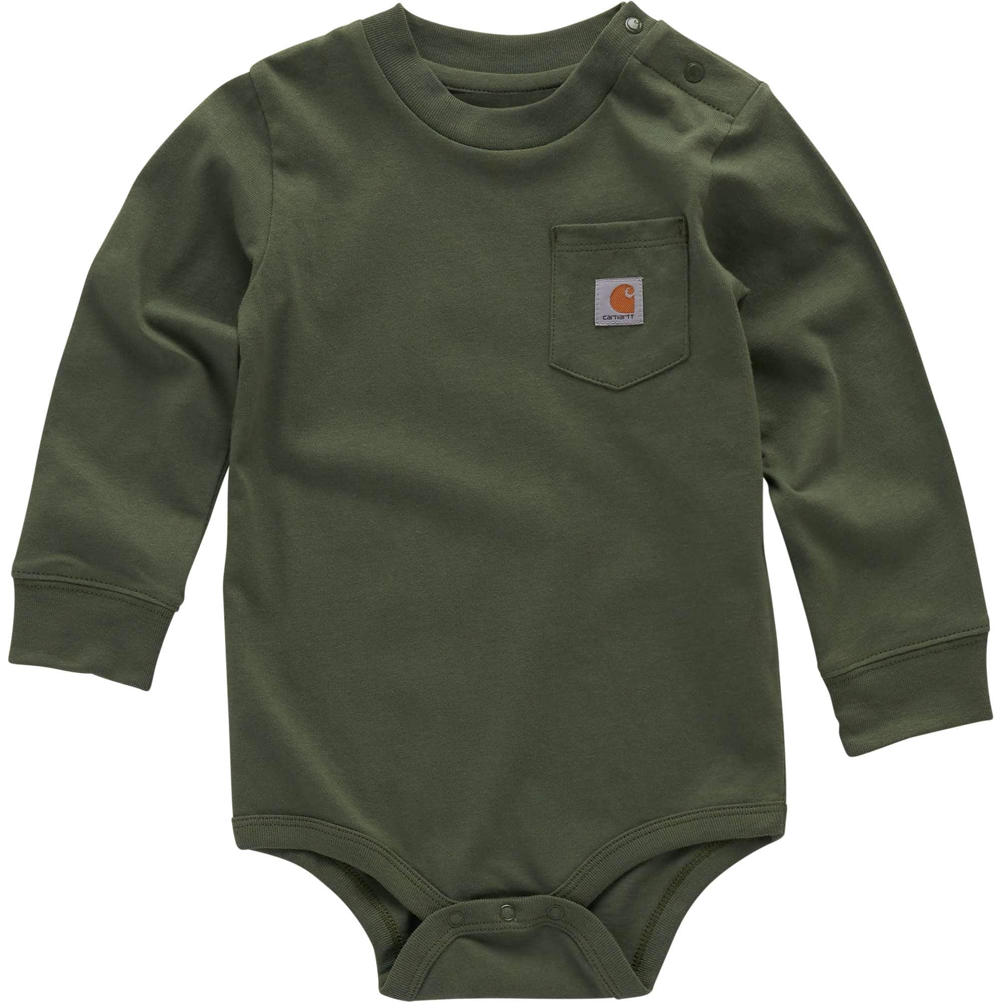Additional thumbnail 1 of Boys' Long Sleeve Pocket Bodysuit (Baby)