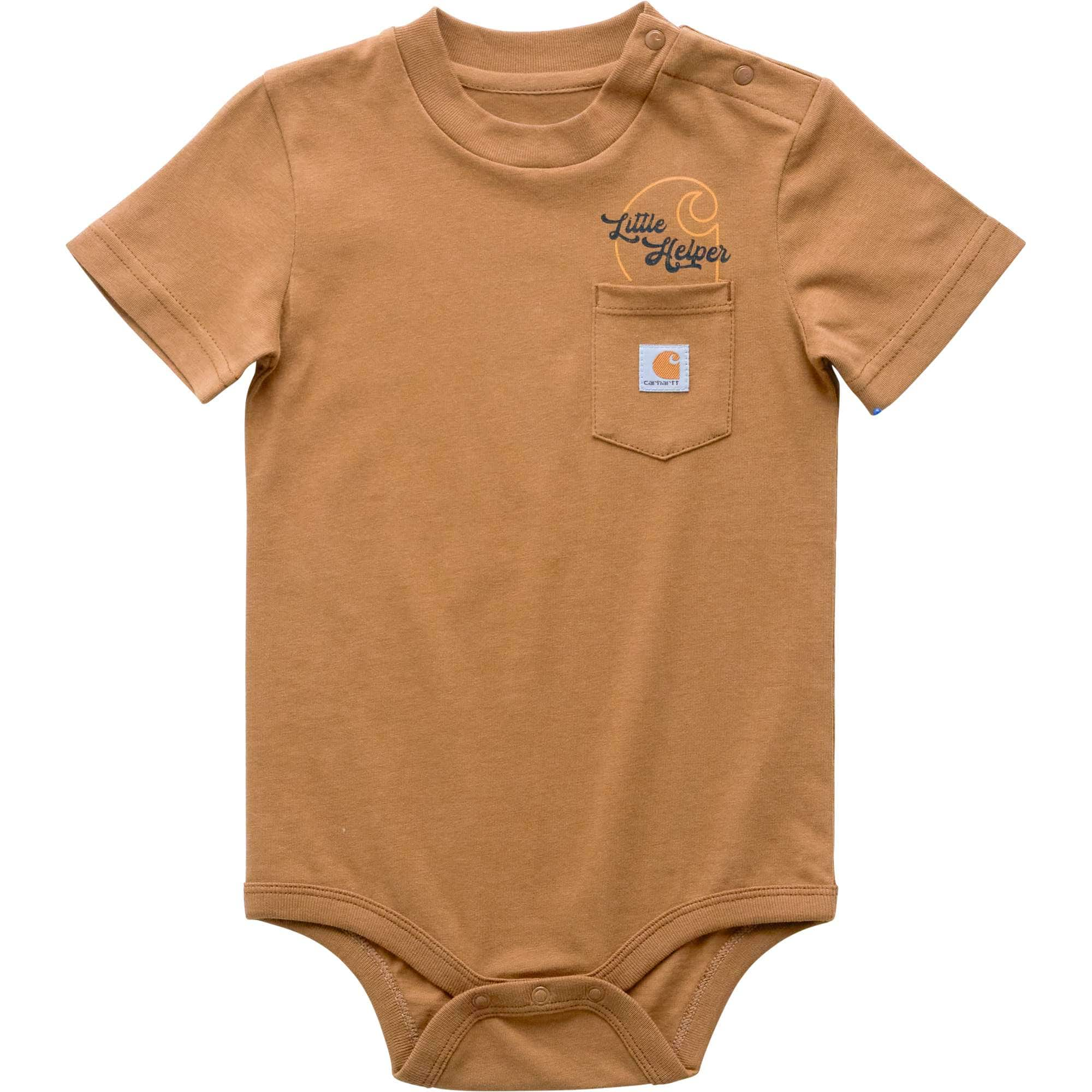 Additional thumbnail 1 of Boys' Short Sleeve Little Helper Pocket Bodysuit(Infant)