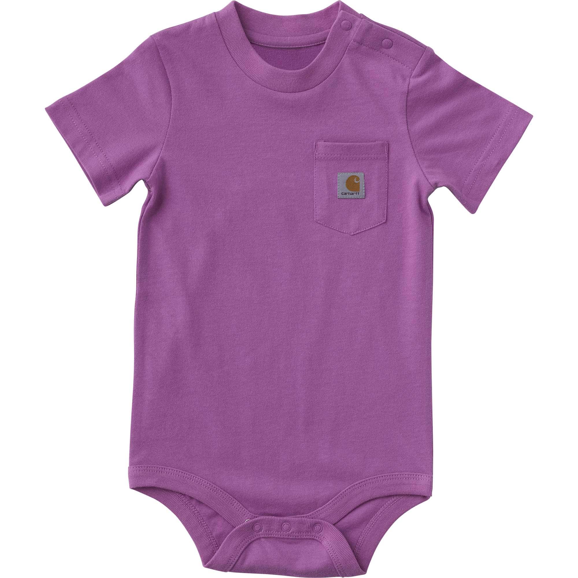 Carhartt Boys' Short Sleeve Pocket Bodysuit (Baby)