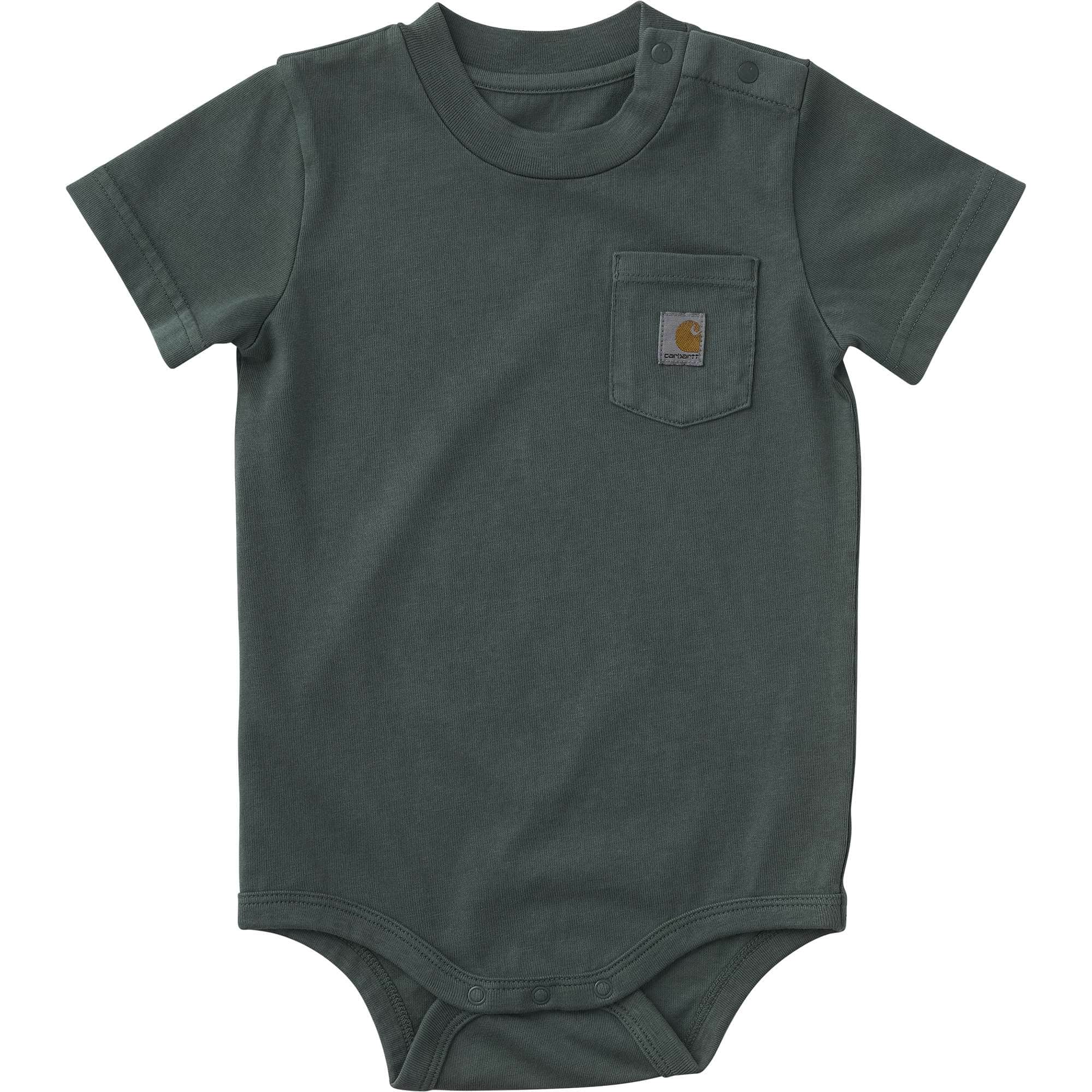 Carhartt Boys' Short Sleeve Pocket Bodysuit (Baby)