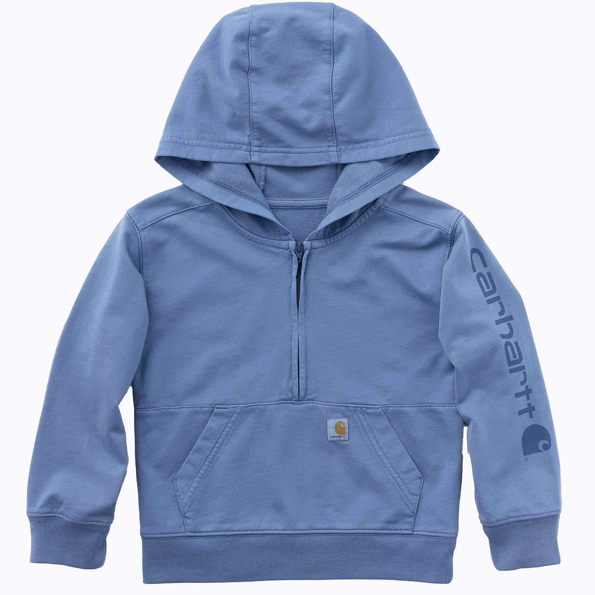Additional thumbnail 1 of Kids' Long Sleeve Re-Engineered Garment Dye Half-Zip Sweatshirt  (Baby/Toddler)