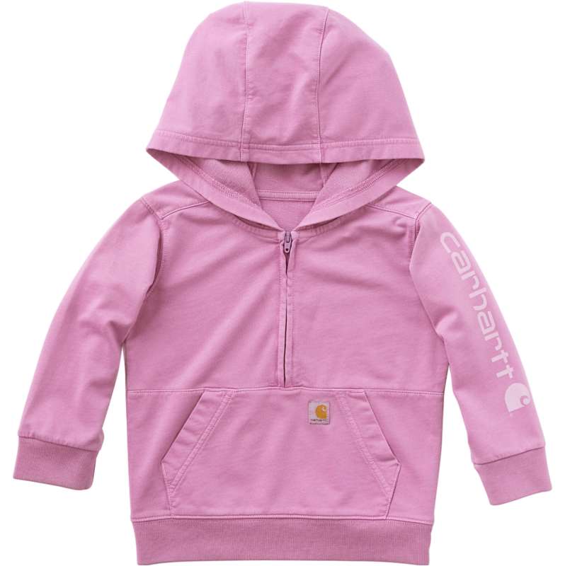 Carhartt  Thistle Kids' Long Sleeve Re-Engineered Garment Dye Half-Zip Sweatshirt  (Baby/Toddler)