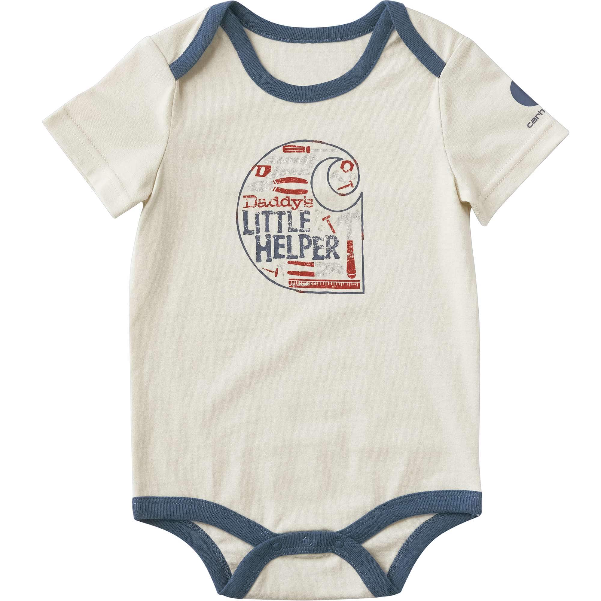 Carhartt Boys' Short Sleeve Daddy's Helper Bodysuit (Baby)