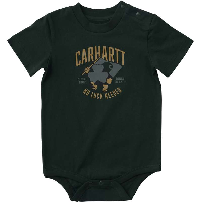 Carhartt  Mountain View Kids' Short Sleeve St. Patty's Bodysuit (Baby)