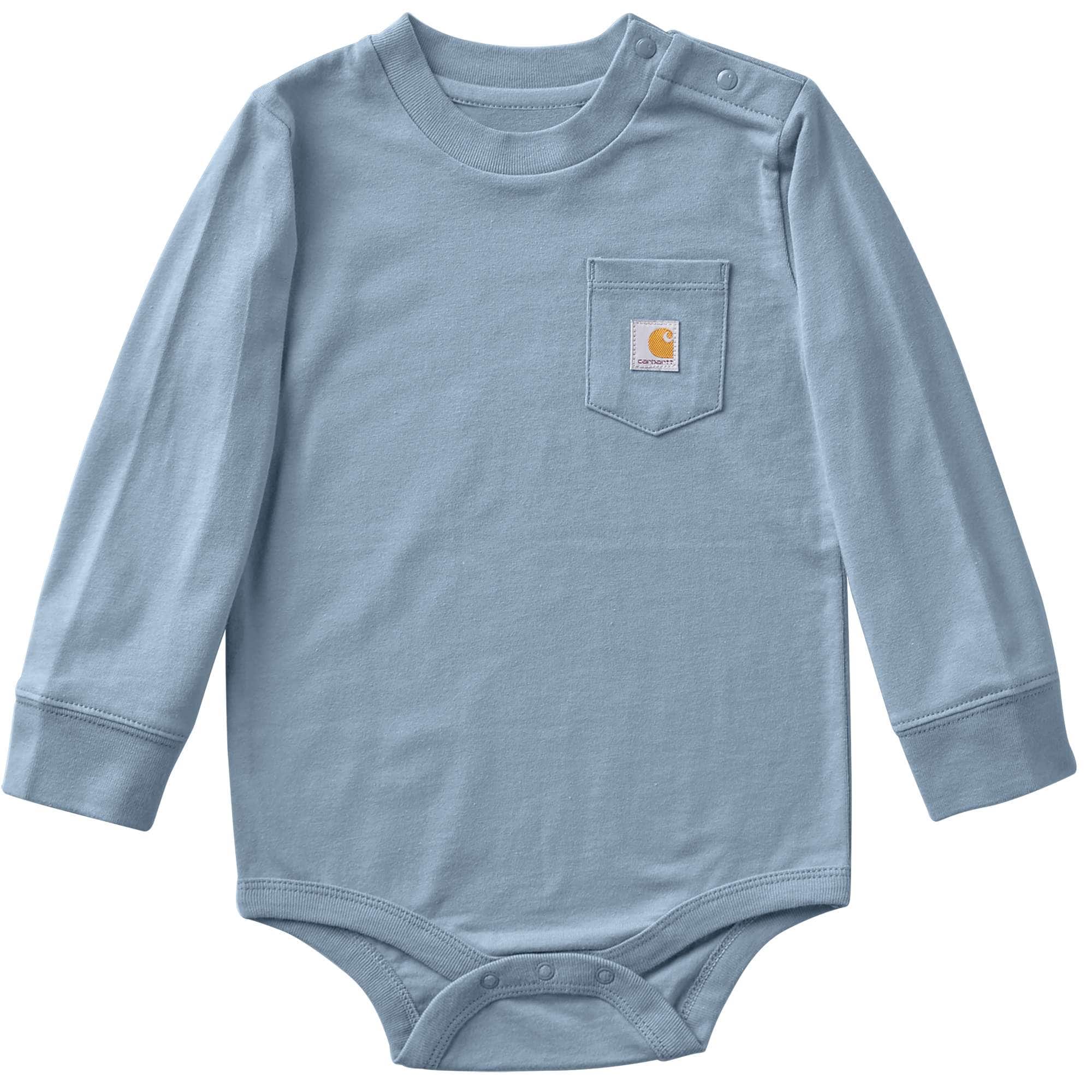 Carhartt Kids' Long Sleeve Pocket Bodysuit (Baby)