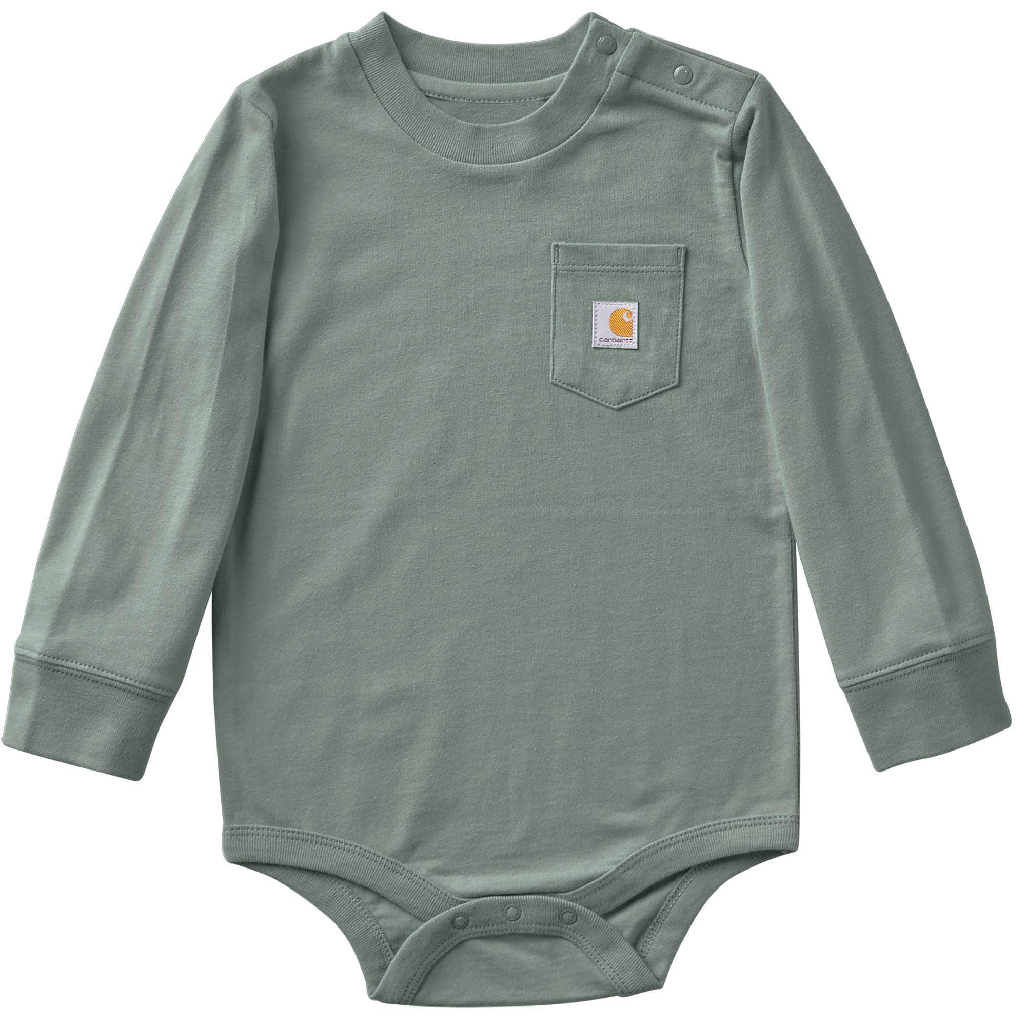 Carhartt Kids' Long Sleeve Pocket Bodysuit (Baby)