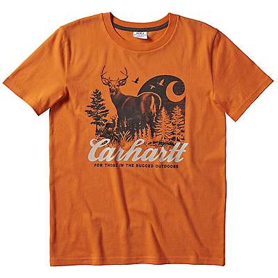 Carhartt Kid's Exotic Orange Built To Serve Graphic T-Shirt
