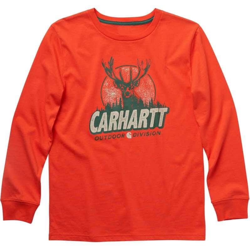 Carhartt  Fiesta Boys' Long Sleeve Crewneck T-Shirt