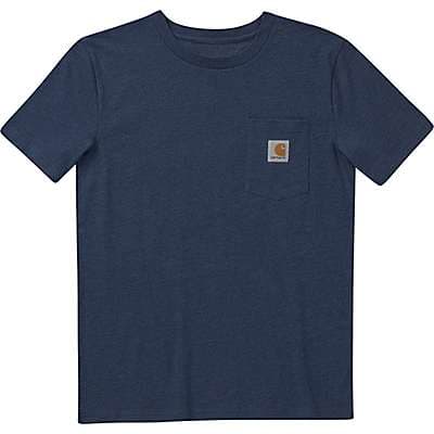 Carhartt Boys' Denim Heather Kids' Short-Sleeve Pocket T-Shirt