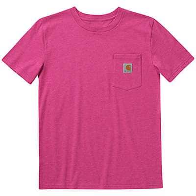 Carhartt Boys' Raspberry Camo/Raspberry/Black Kids' Short-Sleeve Pocket T-Shirt