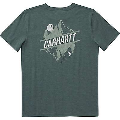 Carhartt Boys' Silver Pine Heather Boys' Short-Sleeve Wilderness T-Shirt