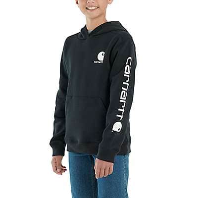 Carhartt Child boy,youth boy Black Boys' Long-Sleeve Graphic Sweatshirt (Toddler/Child/Youth)