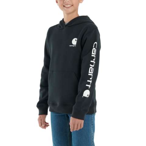 Детские худи Carhartt Boys' Long-Sleeve Graphic Sweatshirt (Toddler/Child/Youth)