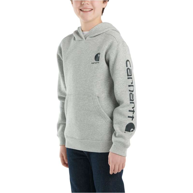 Carhartt Boys Long Sleeve Graphic Sweatshirt XL Grey Heather