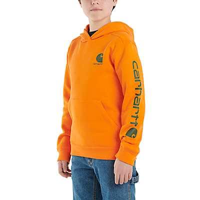 Carhartt Child boy,youth boy Vibrant Orange Boys' Long-Sleeve Graphic Sweatshirt