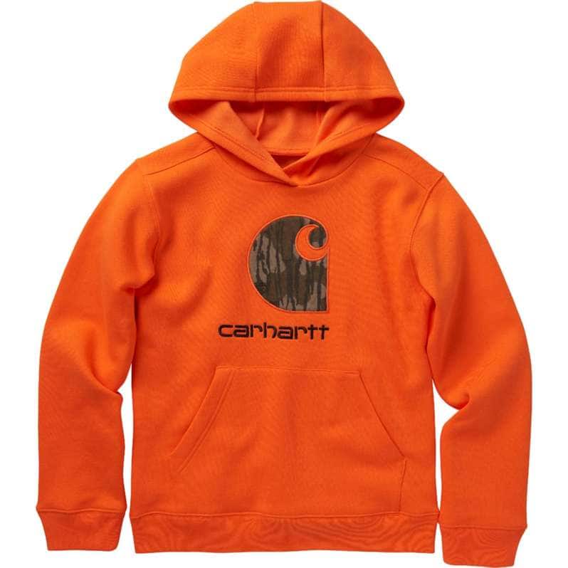 Carhartt  Exotic Orange Boys' Long-Sleeve Camo "C" Sweatshirt