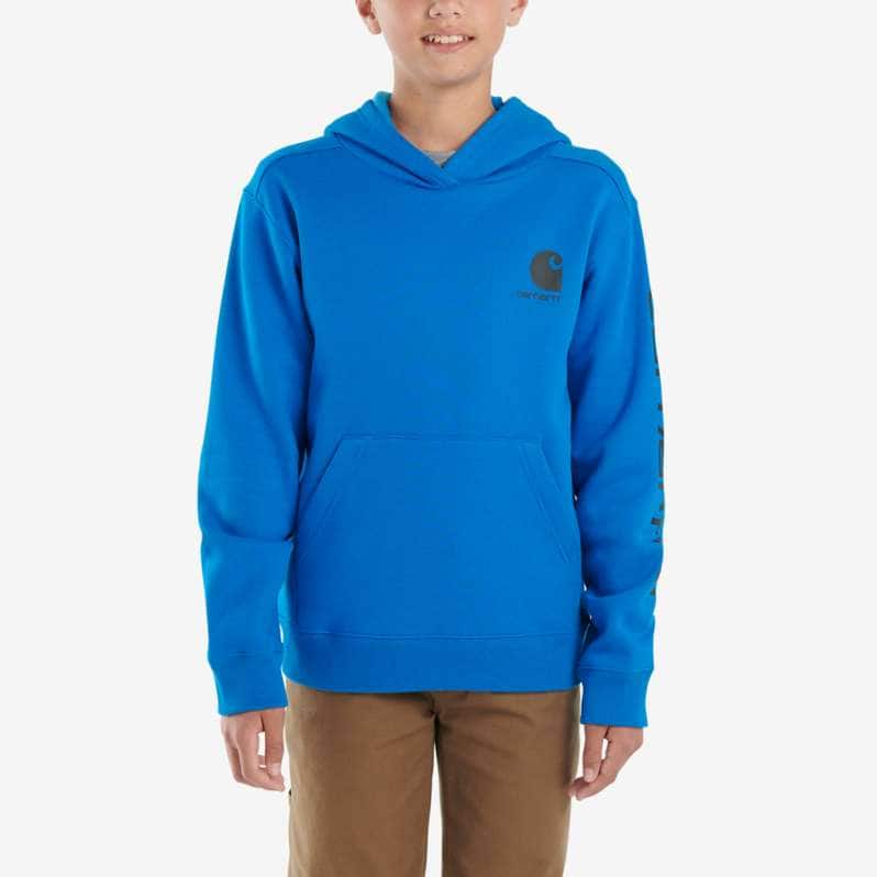 Carhartt  Imperial Blue Boys' Long-Sleeve Graphic Sweatshirt