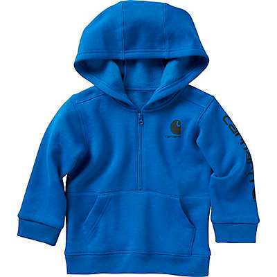 Carhartt Infant boy,toddler boy Cool Blue Boys' Long-Sleeve Half-Zip Sweatshirt
