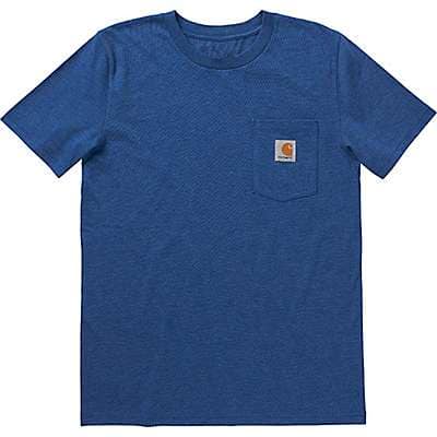 Carhartt Youth boy,child boy Cobalt Blue Kids' Short-Sleeve Pocket T-Shirt