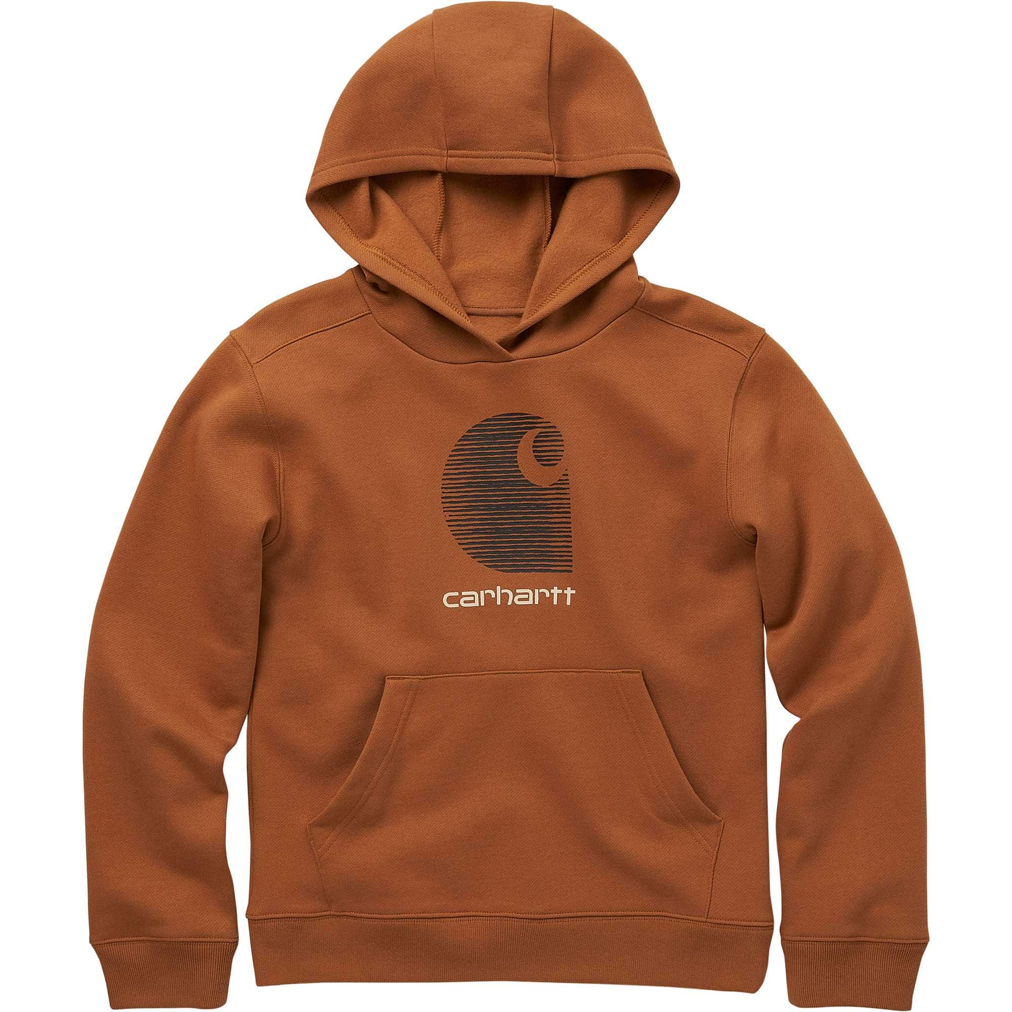 Carhartt Boys' Long-Sleeve Full-Zip Hooded Sweatshirt Hoodie