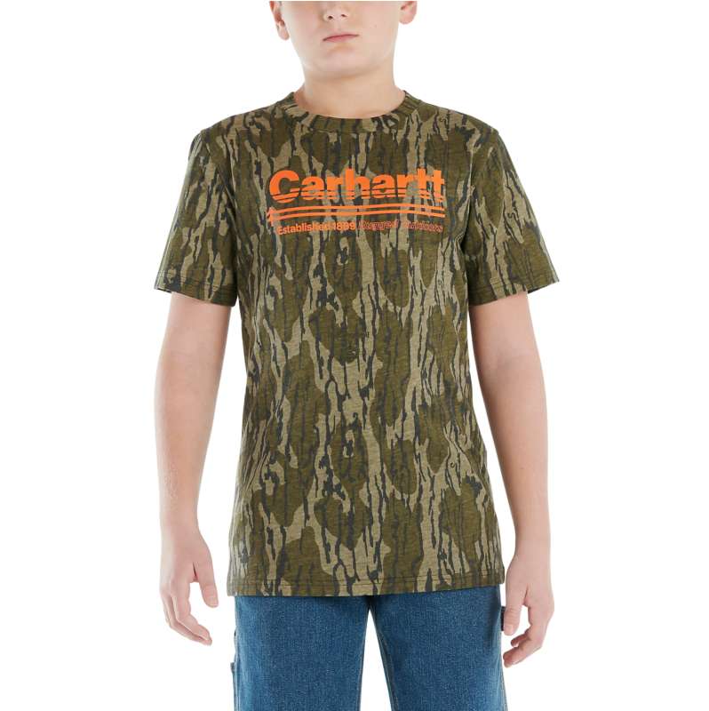 Boys' ShortSleeve Camo Stripe TShirt Shop All Child & Youth Styles