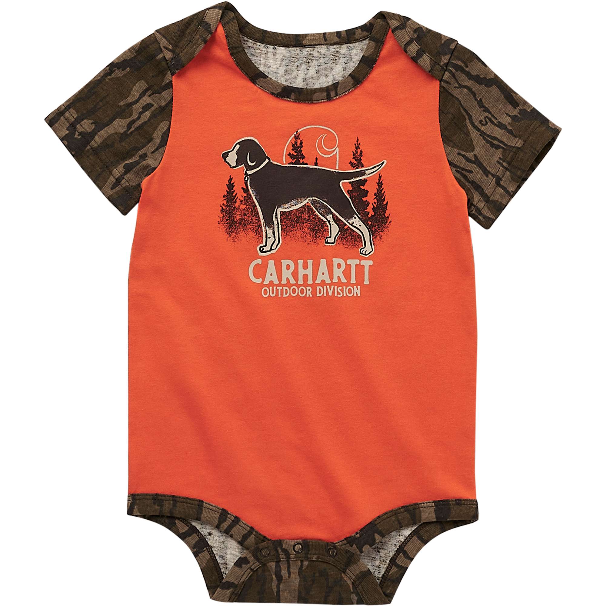 Carhartt Boys' Short Sleeve Camo Bodysuit