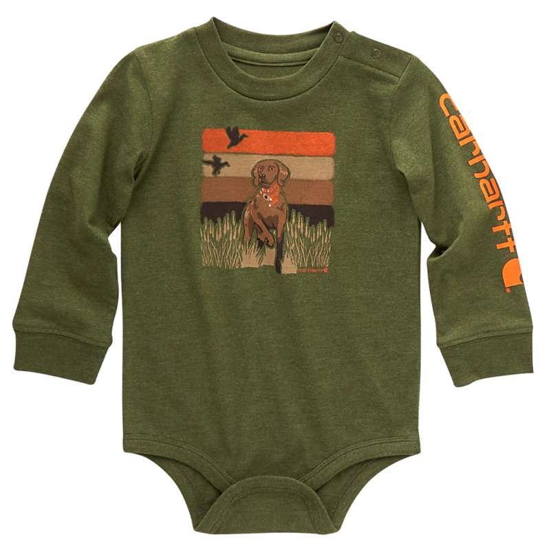 Infant/Toddler Boys Carhartt Kids Short Sleeve Dog Print Shirt and