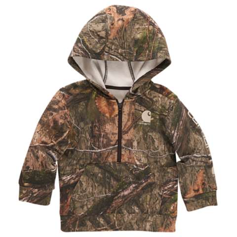 Детские худи Carhartt Boys' Long-Sleeve Half-Zip Camo Sweatshirt (Infant/Toddler)