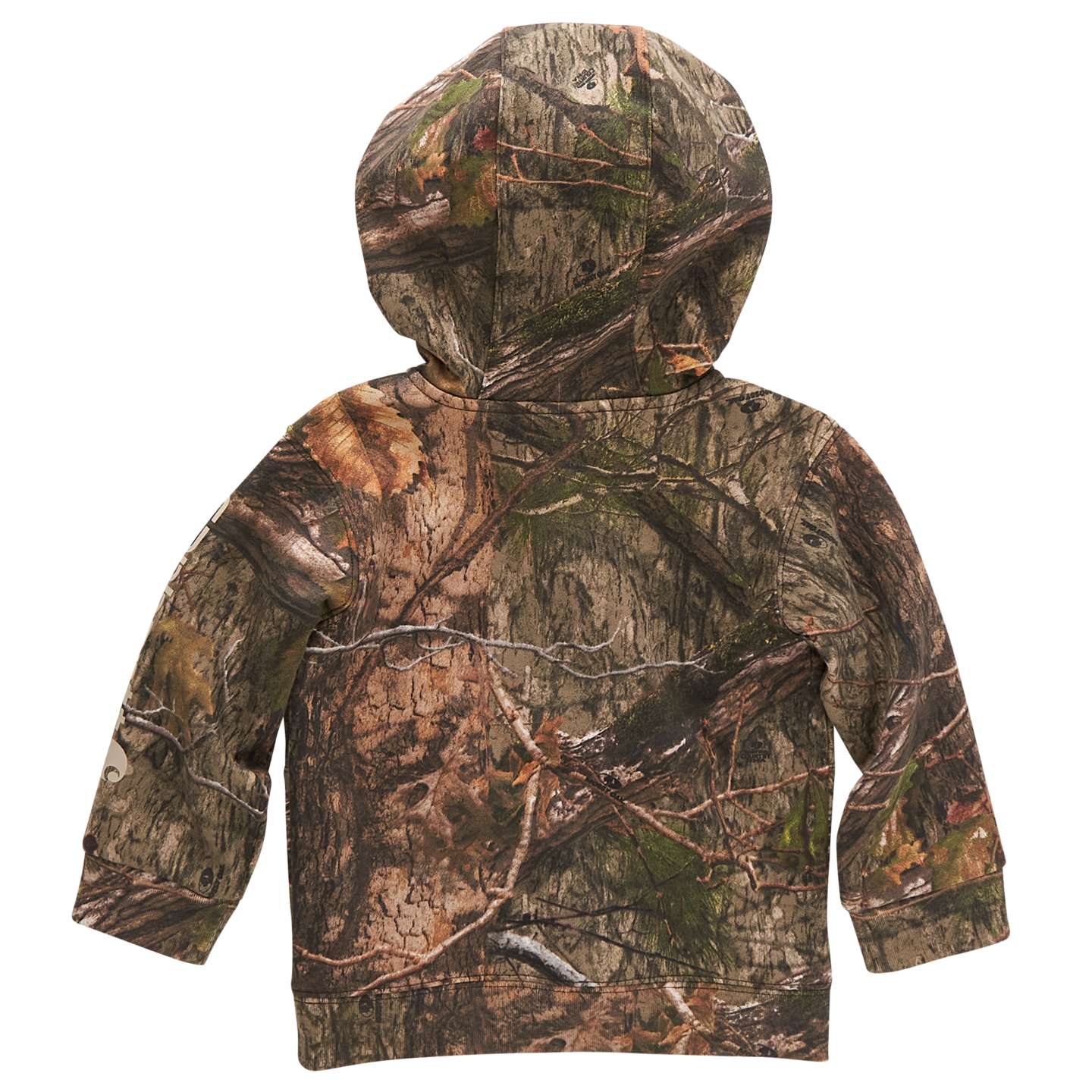 Толстовка Carhartt Long-Sleeve Half-Zip Camo для мальчиков-малышей, цвет: Mossy Oak Break-Up Country — фото 2