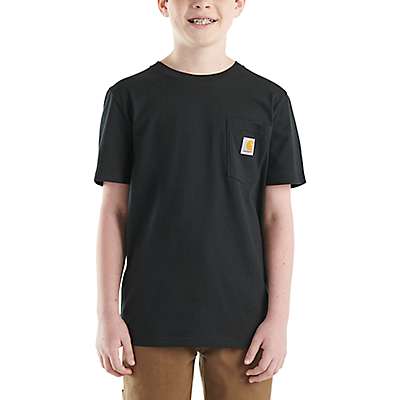 Carhartt Child boy,youth boy,youth girl,child girl Black Kids' Short-Sleeve Pocket T-Shirt