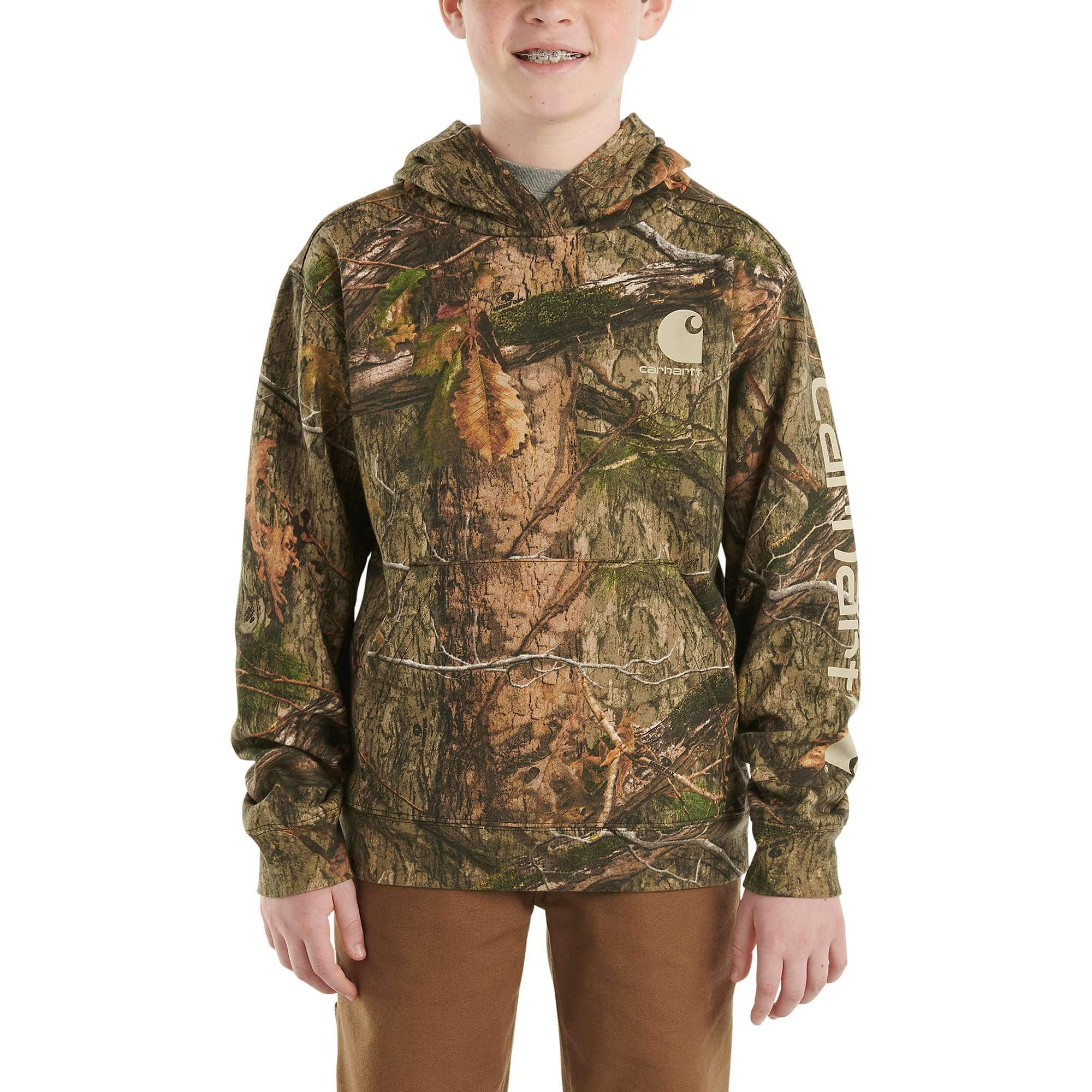 Boys Long Sleeve Camo Graphic Sweatshirt Kids Sweats Carhartt