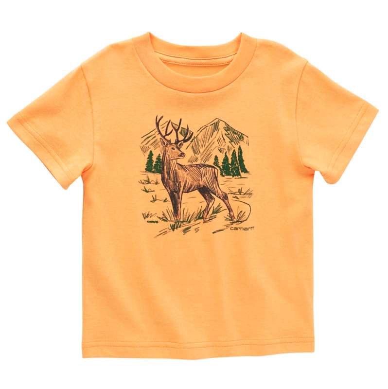 Carhartt  Ginger Spice Boys' Short Sleeve Deer T-Shirt
